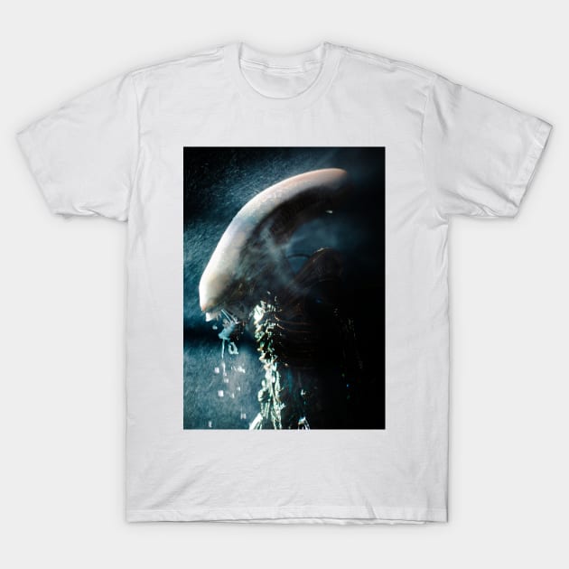 Xenomorph Drip T-Shirt by Mikes Monsters